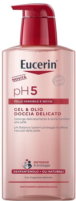 EUCERIN GEL & OLIO DOCCIA DELICATO 400 ML - farmagiri