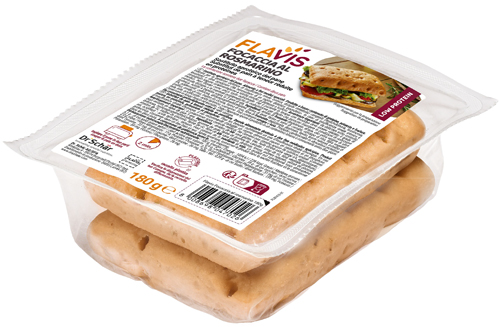 FLAVIS FOCACCIA ROSMARINO 2 PEZZI DA 90 G - farmagiri