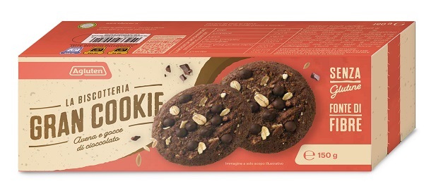 AGLUTEN GRAN COOKIE AVENA GOCCE DI CIOCCOLATO 150 G - farmagiri