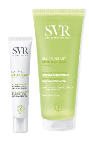 SEBIACLEAR SET MAT+PORES 40 ML + GEL MOUSSANT 200 ML - farmagiri