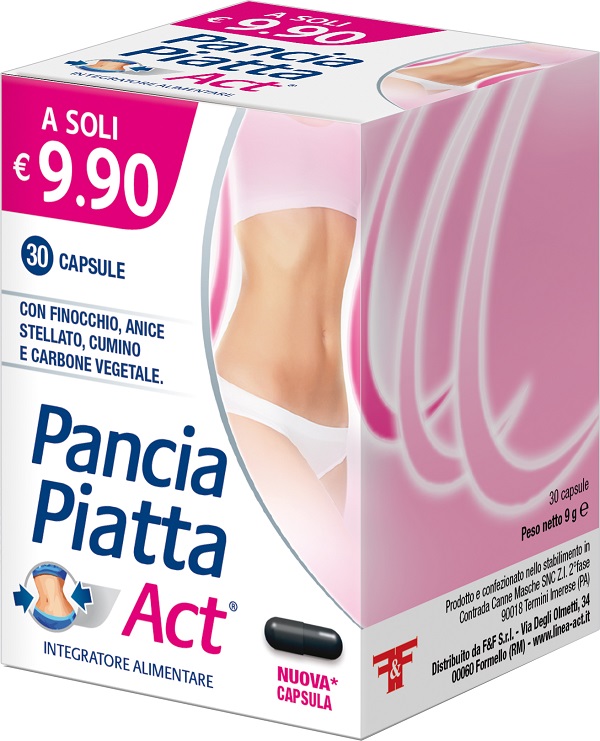 PANCIA PIATTA ACT 30 CAPSULE - farmagiri
