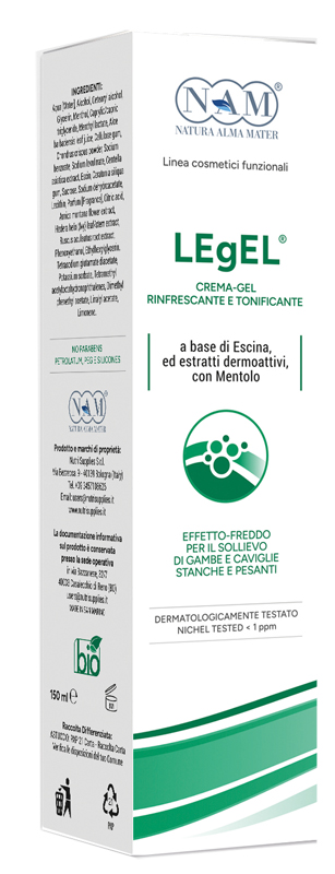 LEGEL CREMA-GEL RIFRESCANTE E TONIFICANTE PER GAMBE 150 ML - farmagiri