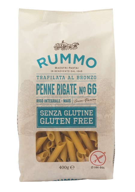 RUMMO PENNE RIGATE N66 DI RISO INTEGRALE E MAIS 400 G - farmagiri
