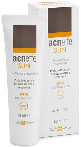 ACNEFFE SUN SPF 30 ALTA PROTEZIONE UVB PER CUTE ACNEICA E SEBORROICA 50 ML - farmagiri