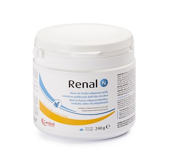 RENAL N MANGIME COMPLEMENTARE PER CANI E GATTI BARATTOLO 240 G - farmagiri