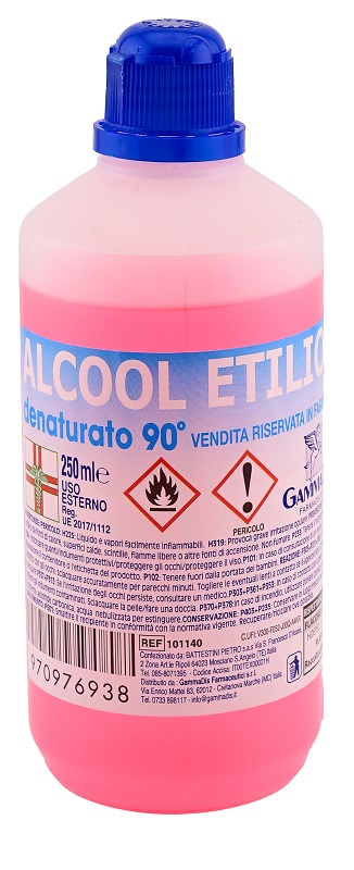 ALCOOL ETILICO DENATURATO 90 GRADI 250 ML - farmagiri
