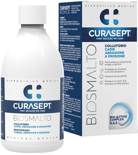 CURASEPT BIOSMALTO COLLUTORIO CARIE ABRASIONE&EROSIONE 300 ML - farmagiri