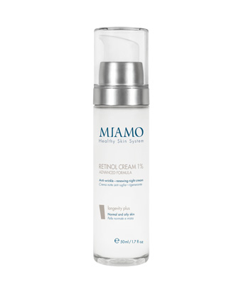 MIAMO LONGEVITY PLUS RETINOL CREAM 1% ADVANCED FORMULA 50 ML - farmagiri