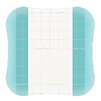MEDICAZIONE SPECIALE ATTIVA TRASPARENTE CON IDROCOLLOIDE COMFEEL PLUS 10X10 CM 10 PEZZI - farmagiri