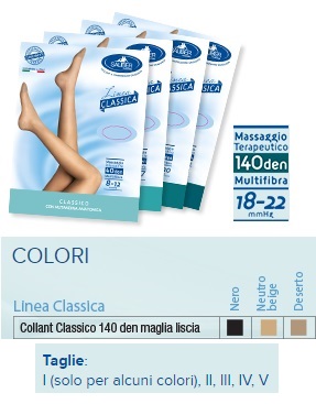 SAUBER COLLANT 140 DENARI MAGLIA LISCIA NERO 5 LINEA CLASSICA - farmagiri