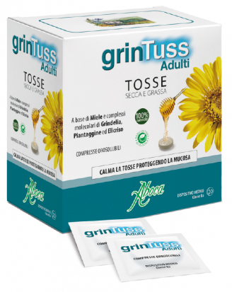 GRINTUSS ADULTI 20 COMPRESSE CON POLIRESIN 1,5 G - farmagiri