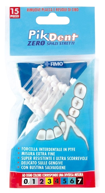 PIKDENT ZERO SPAZI STRETTI 15 FORCELLE INTERDENTALI - farmagiri