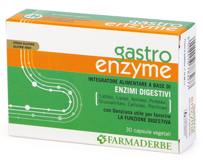 GASTRO ENZYME 30 CAPSULE VEGETALI - farmagiri