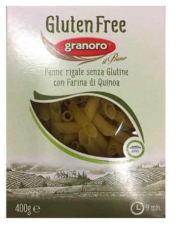 GLUTEN FREE GRANORO PENNE RIGATE 400 G - farmagiri