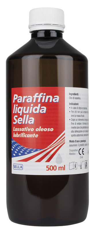 PARAFFINA LIQUIDA MD LASSATIVO 500 ML SELLA - farmagiri
