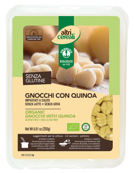 ALTRICEREALI GNOCCHI CON QUINOA 250 G - farmagiri