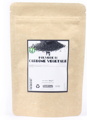 CARBONE VEGETALE POLVERE 100 G - farmagiri