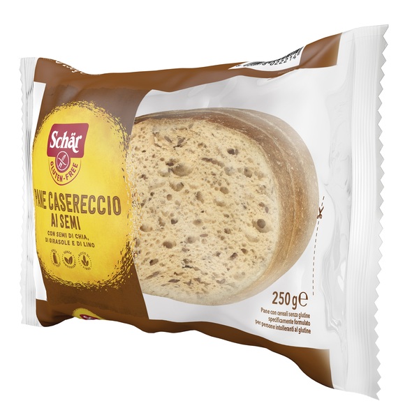 SCHAR PANE CASERECCIO AI SEMI SENZA LATTOSIO 250 G - farmagiri