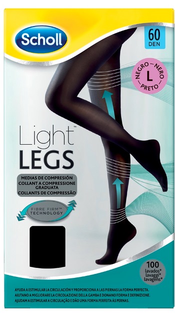 SCHOLL LIGHTLEGS 60 DENARI TAGLIA L COLORE NERO 1 PAIO - farmagiri