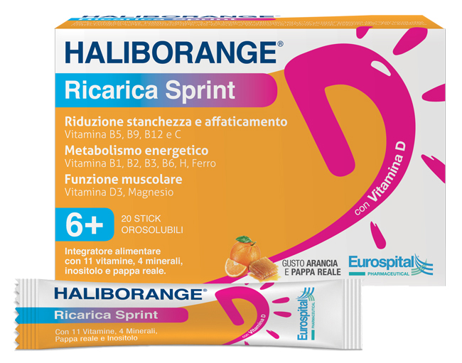 HALIBORANGE RICARICA SPRINT 20 STICK PACK 2 G - farmagiri
