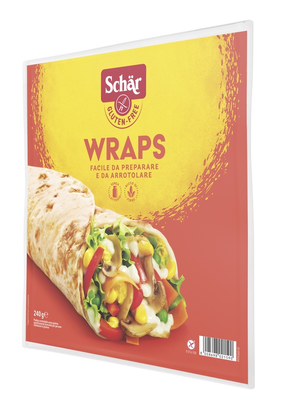 SCHAR WRAPS PIADINA ARROTOLABILE SENZA LATTOSIO 240 G - farmagiri