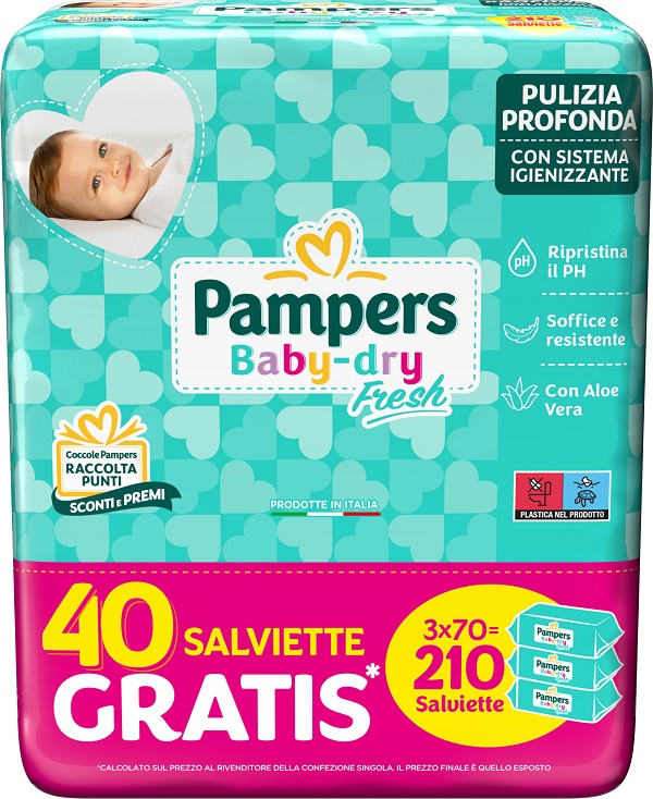 BABY FRESH FORMULA ESCLUSIVA 210 PEZZI - farmagiri