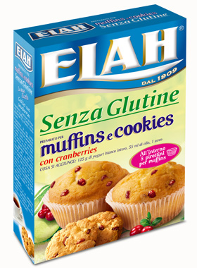 ELAH PREPARATO PER MUFFIN E COOKIES CON CRANBERRIES 190 G - farmagiri