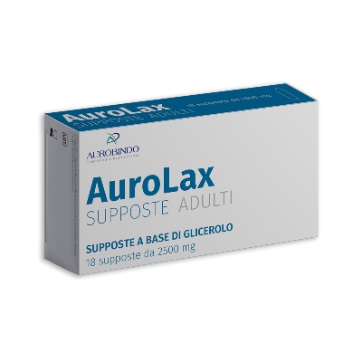 SUPPOSTE AUROLAX GLICEROLO 2500 MG 18 SUPPOSTE - farmagiri