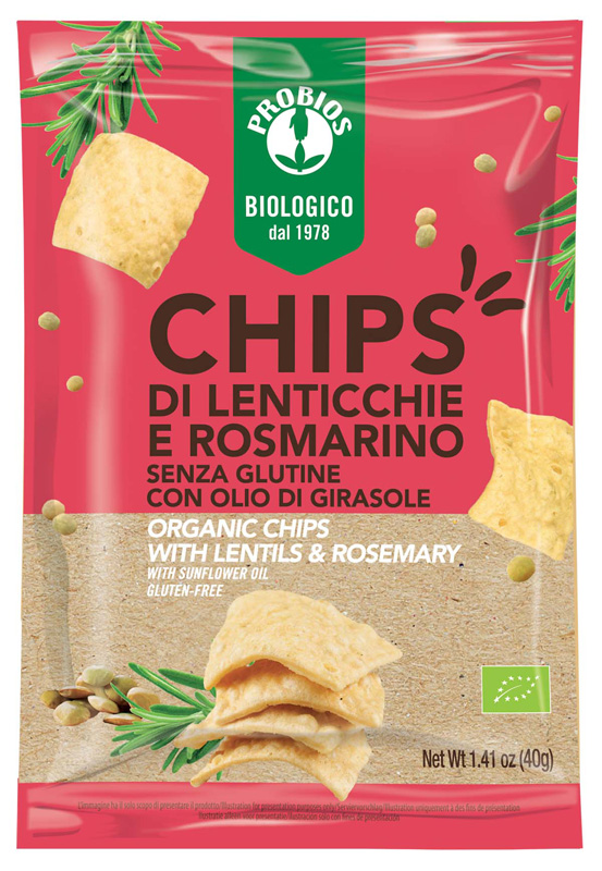 PROBIOS CHIPS DI LENTICCHIE ROSMARINO - farmagiri