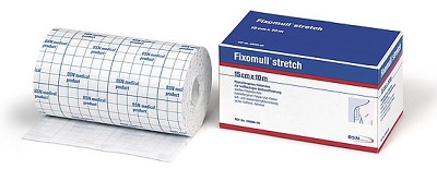 FASCIA AUTOADESIVA IPOALLERGENICA FIXOMULL STRETCH PER FISSAGGIO CATETERI M 10 X 10 CM - farmagiri