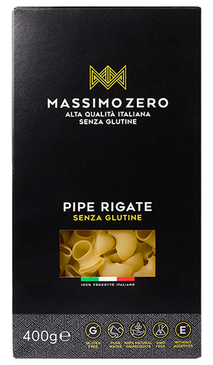 MASSIMO ZERO PIPE RIGATE 400 G - farmagiri