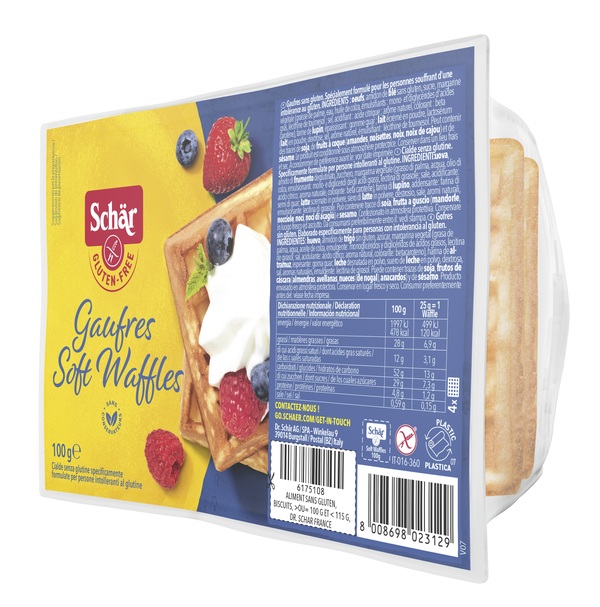 SCHAR GAUFRE SOFT WAFFLES 100 G - farmagiri