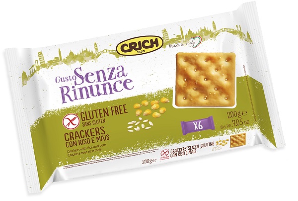 GUSTO SENZA RINUNCE CRACKERS CON RISO E MAIS 6 CONFEZIONI 200 G - farmagiri