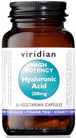 VIRIDIAN HYALURONIC ACID HIGH POTENCY 30 CAPSULE VIRIDIAN ACIDO IALURONICO ALTA CONCENTRAZIONE - farmagiri