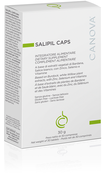CANOVA SALIPIL CAPS 30 COMPRESSE NUOVA CONFEZIONE - farmagiri