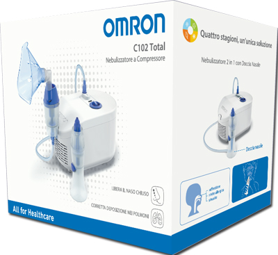 NEBULIZZATORE A PISTONE OMRON C102 TOTAL - farmagiri