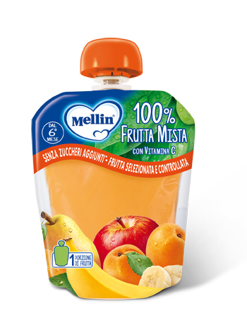 MELLIN POUCH FRUTTA MISTA 90 G - farmagiri