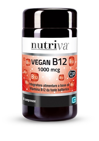 NUTRIVA VEGAN B12 60 COMPRESSE 1000MCG - farmagiri
