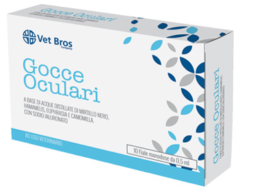 VET BROS SOLUZIONE SALINA STERILE OFTALMICA AD USO VETERINARIO 10 FIALE DA 5 ML - farmagiri