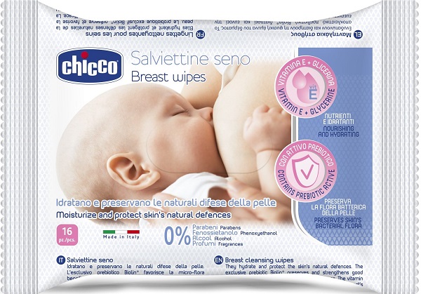 CHICCO SALVIETTE DETERGENTI PER IL SENO 16 PEZZI - farmagiri