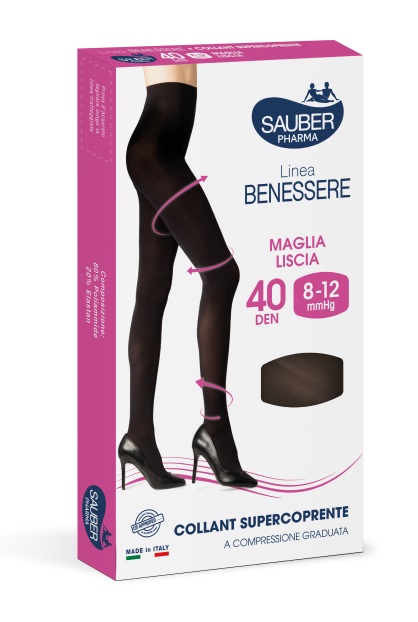 COLLANT SUPERCOPRENTE SAUBER 8-12MMHG NERO 2 - farmagiri