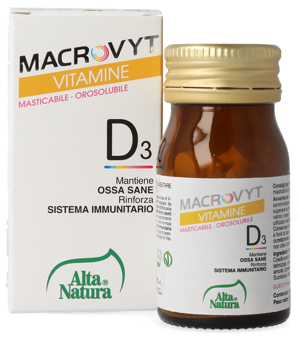 MACROVYT VITAMINA D3 VEG 60 COMPRESSE OROSOLUBILI - farmagiri