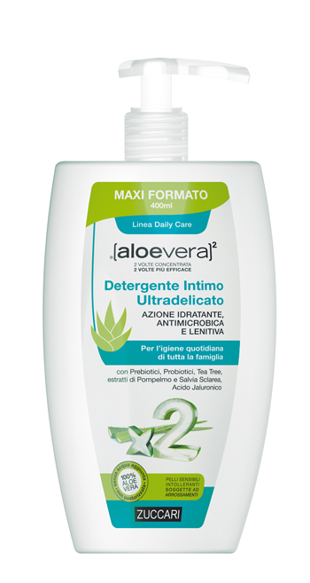 ALOEVERA2 DETERGENTE INTIMO ULTRADELICATO 400 ML - farmagiri
