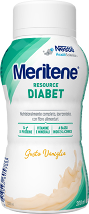 MERITENE RESOURCE DIABET VANIGLIA ALIMENTO IPERPROTEICO 28 VITAMINE E MINERALI 200 ML - farmagiri