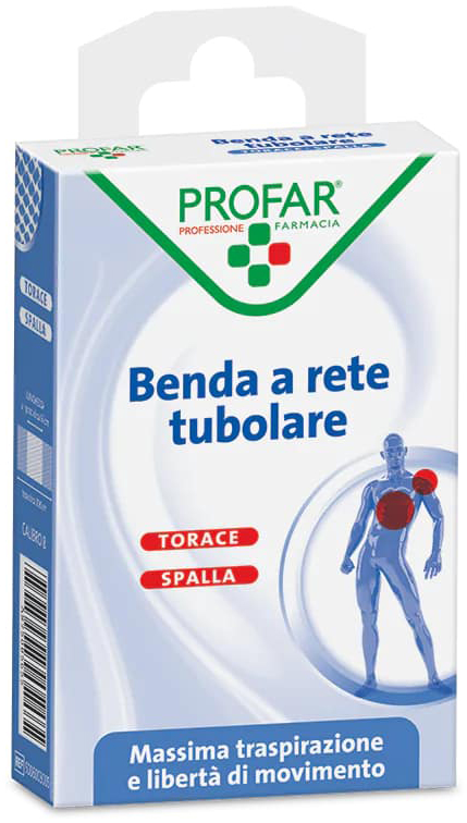 BENDA A RETE ELASTICA TORACE SPALLA 3 M TESI CALIBRO 8 PROFAR - farmagiri