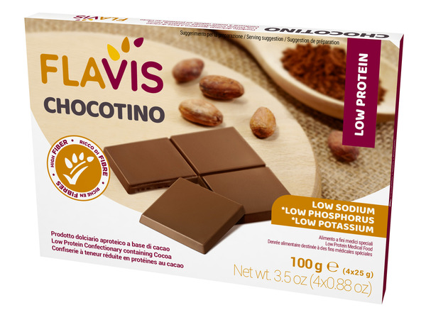 FLAVIS CHOCOTINO 4 PORZIONI DA 25 G - farmagiri