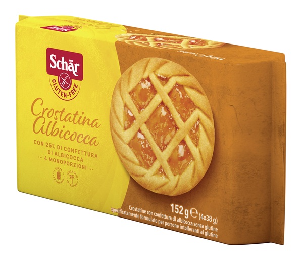 SCHAR CROSTATINA CON CONFETTURA DI ALBICOCCA 4 MONOPORZIONI DA 35 G - farmagiri