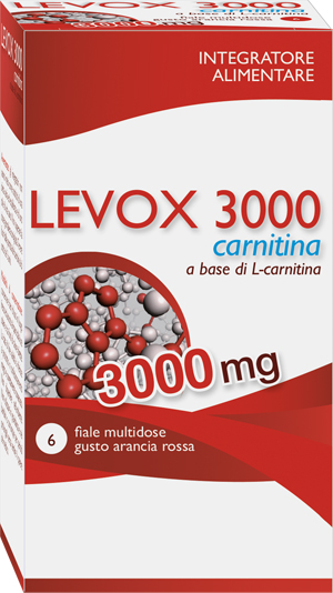 LEVOX 3000 CARNITINA 6 FLACONCINI DA 25 ML - farmagiri