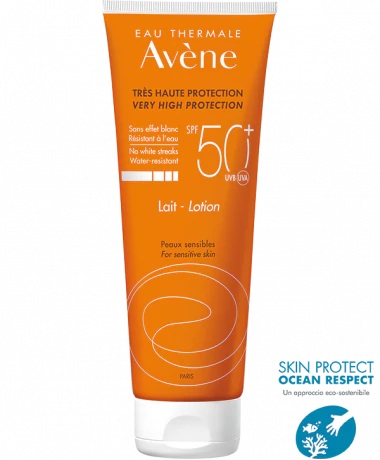 EAU THERMALE AVENE SOLARE LATTE SPF50+ 250 ML NUOVA FORMULA - farmagiri