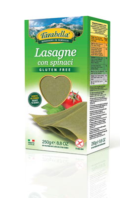 FARABELLA I REGIONALI LASAGNE CON SPINACI 250 G - farmagiri